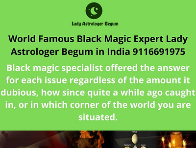 World Famous Black Magic Expert Lady Astrologer Begum in India 9 love marriage specialist tantra mantra expert