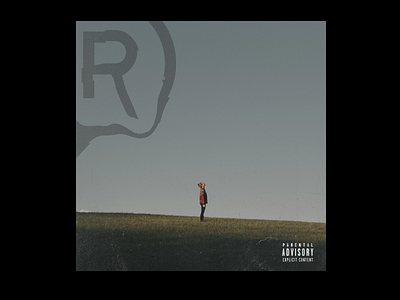 "R" Album art album art album artwork album cover album cover design art minimal rap
