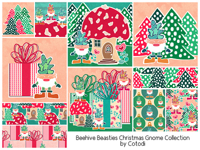 Beehive Beasties Christmas Gnome Collection