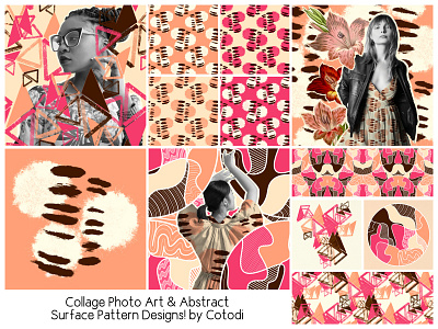 Collage Photo Art and Abstract Surface Pattern Designs abstract collage collage art pattern designs patterns photo photoart surface pattern designs