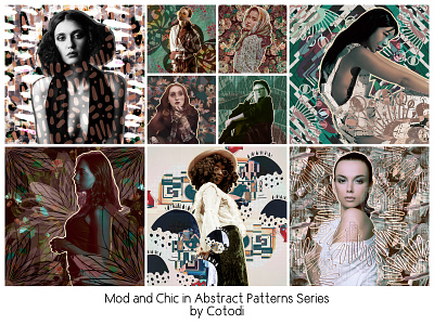 Mod and Chic in Abstract Patterns abstract chic modern patterns