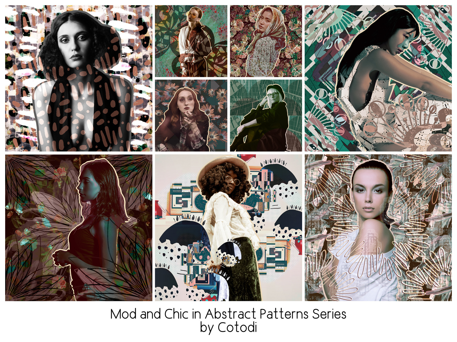 Mod and Chic in Abstract Patterns by Cotodi Studio on Dribbble