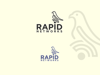 logo design rapid networks animal design icon logo network vector