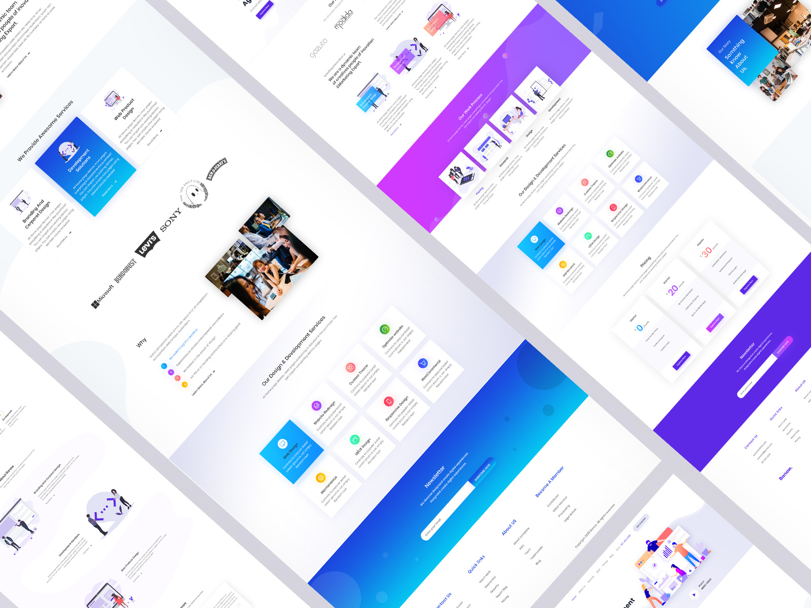 Landing Page Design by GD Omar on Dribbble