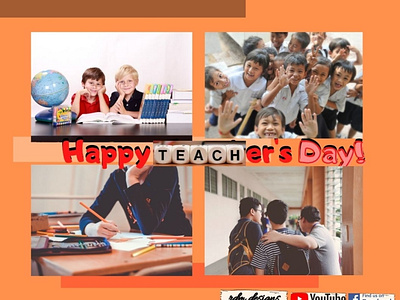 Happy Teacher's Day art canvamade design designer event rdm designs teachersday