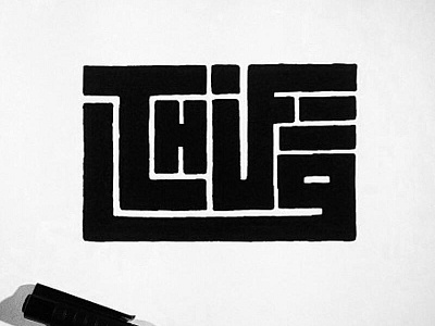 the struggle handlettering lettering logo micron monogram type typografi typography