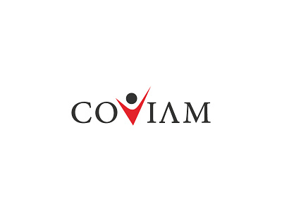 Coviam Logo branding flat graphic design illustrator logo vector