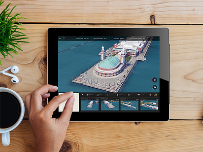 Drone 3D Mapping Tool drone ipad mapping maps mobile responsive ui ux web