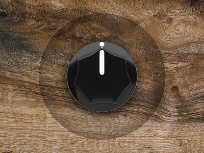 Amp Sound Knob 3d button button design buttons cinema 4d cinema4d design knob knobs music sound ui wood
