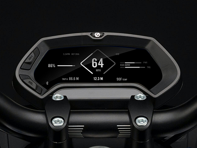 Electronic Motorcycle UI