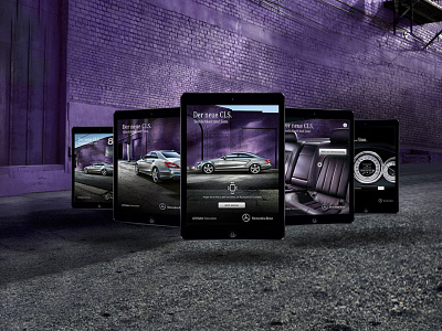 Mercedes Benz - iPad in-app adv advertising car cars ipad luxury mercedes mercedes-benz street tablet