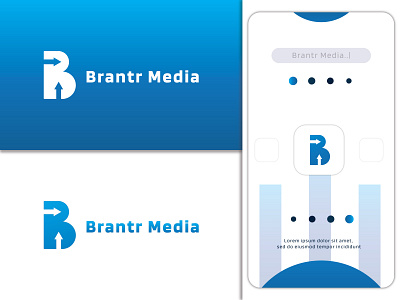 Brantr Media - Letter B Arrow Logo