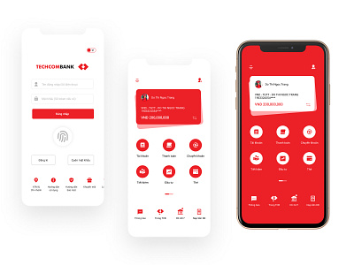 Mobile Banking bank bank app banking clean figma interface mobile mobile ui redesign uiux