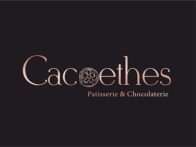 Cacaoethes Logo Design app branding design icon illustration logo minimal stationery typography vector