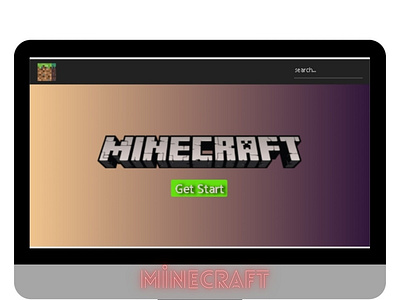 Minecraft pixels web design animation app company craft design game minecraft webdesign