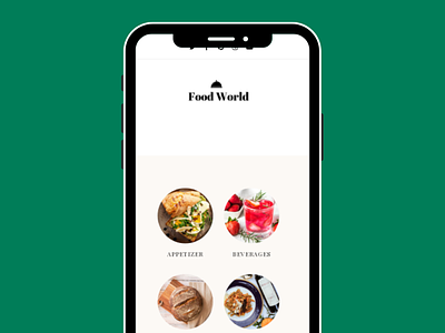 FoodWorld 3d app branding design graphic design mobil ui webdesign
