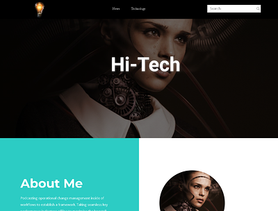Hi-Tech Thema branding graphic design logo
