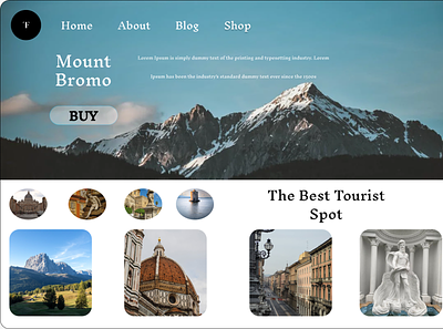Mount Bromo branding design figma graphic design illustration ui ux webdesign