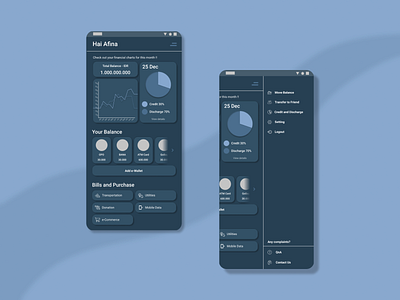 e-Wallets Management app design mobile app design ui ux