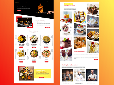 Restaurant Web Layout Part1 responsive restaurant restaurant ui restaurant weblayout restaurant weblayout restaurant website