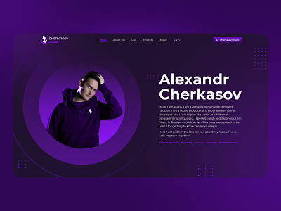 Cherkasov Blog: Website Design graphic design illustration logo ui ux vector web design