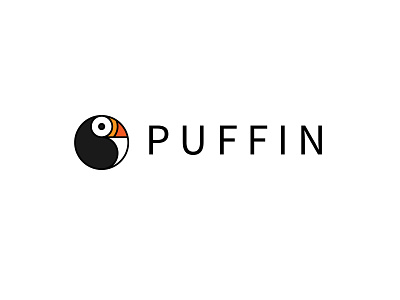 puffin logo design golden ratio graphic design illustration logo logodesign logos logotype puffin vector