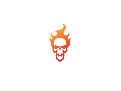 FIRE SKULL creative design fire fire skull ghost graphic design illustration logo logodesign logos rezaalfarid204 skull vector