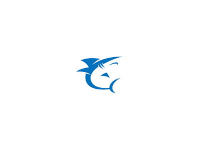 SHARK blue creative design fish graphic design illustration logo logodesign logos modern negative space ocean predators rezaalfarid204 sea shark vector