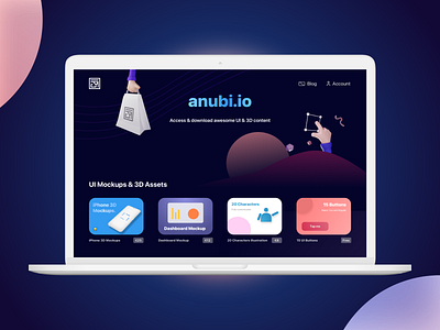 Online Shopping of Digital Assets - Web Design rebound 3d assets blender brand concept design digital ecommerce figma mockup rebound shop sketch ui ui design ux