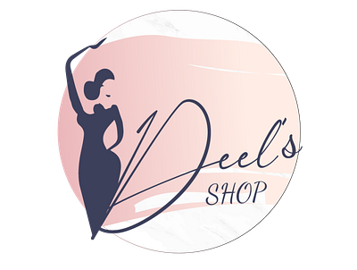 Deel's clothe shop design illustration logo