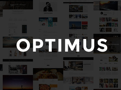 Optimus - A Super Easy To Use Multi-Concept HTML5 html5 multi concept responsive theme