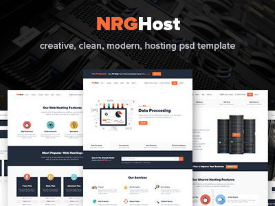 NRGhost - Premium Hosting Template
