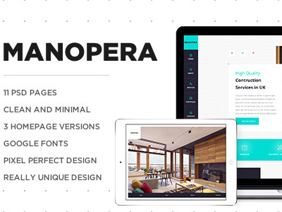 Manopera - Professional Construction Theme