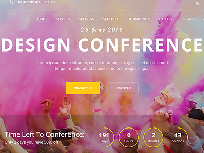 NRGevent - Conference & Event Theme business concert conference conference wordpress theme event event wordpress theme exhibit exhibition festival meeting music seminar