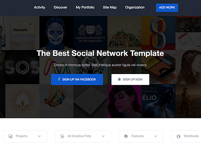 NRGNetwork - Responsive Social Network Template