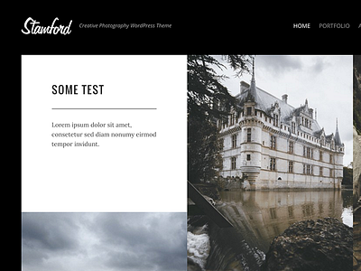 Stamford – Creative Photography Theme agency creative masonry modern photo photography photography wordpress theme portfolio portfolio wordpress theme responsive showcase wordpress