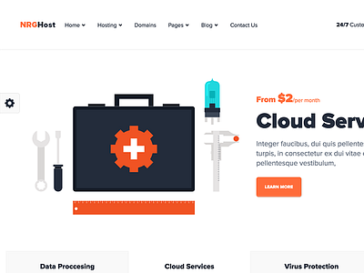 NRGhost - Flat Responsive WordPress Hosting Theme + WHMCS business flat hosting theme hosting hosting template modern responsive shared hosting vps hosting web hosting whmcs wordpress hosting template wordpress hosting theme