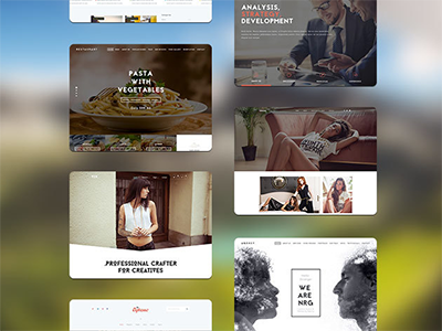 Mega Template Bundle bundle business corporate design flat freelancer icons responsive templates themes website wordpress