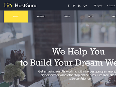 HostGuru - Responsive Hosting Company Template cloud hosting corporate html template datacenter dedicated servers domains hosting html hosting template responsive webhost company vps hosting web hosting web hosting template