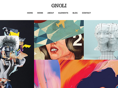 Gnoli - Portfolio WordPress Theme creative lightweight masonry minimal modern nrg parallax personal photography portfolio studio