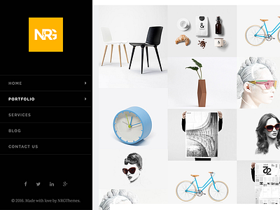 NRGFolio - Multipurpose Portfolio Theme