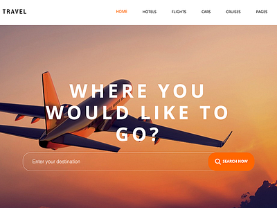 Let's Travel - Responsive Travel Booking Site Template