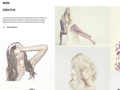 Keen - Minimal Photography WordPress Theme