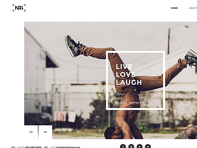 NRG Photography - Modern Photography WordPress Theme