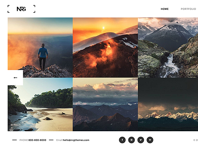 NRG Photography - Modern Photography Theme creative design freelancer fullscreen gallery minimal modern photo photography photos pictures wordpress