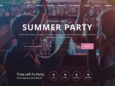 NRGevent - Conference & Event WordPress Theme event exhibit exhibition festival meeting music party seminar speakers speech