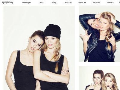Symphony - Photography Portfolio WordPress Theme