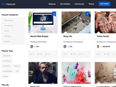 NRGNetwork - Responsive Social Network WordPress Theme