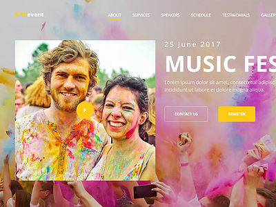 NRGevent - Conference & Event WordPress Theme business concert conference event exhibit exhibition festival meeting music party seminar speakers