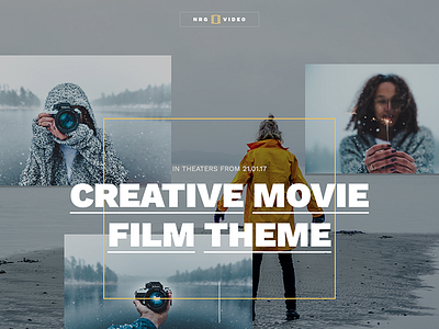 NRGVideo - Movie Film Marketing WordPress Theme